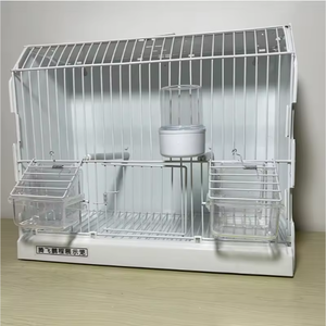 <span class=keywords><strong>Cage</strong></span> à oiseaux en fil de fer de haute qualité, petite volière d'exposition pour pigeons, volière extérieure en métal durable pour les éleveurs en gros - Product Image 4