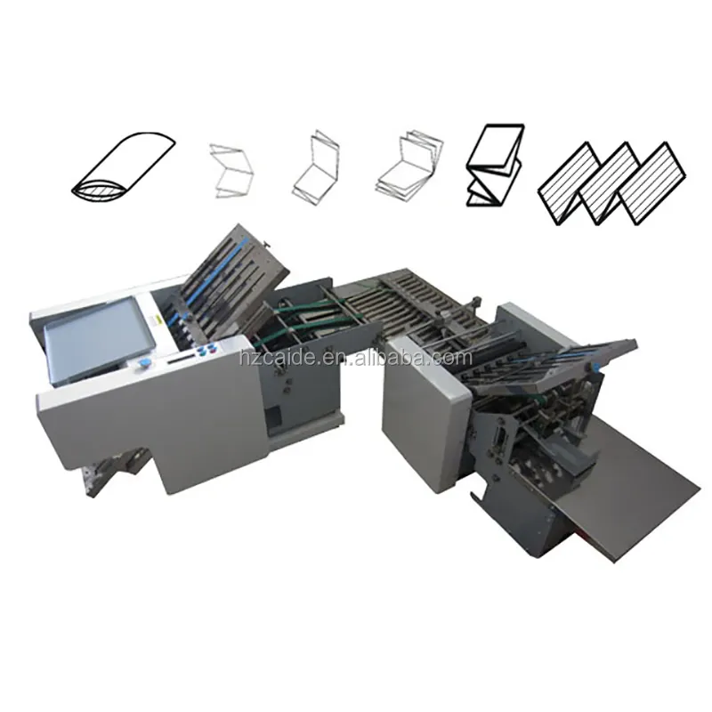 Máquina plegable de papel automático, multifunción, A4, A3, con alta velocidad