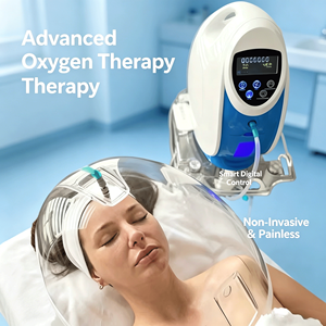 2026 HOT 98% O2toderm ABS Bar Hyperbaric Oxygen Facial Machine with Oxygen Jet Peel Dome Masks Commercial Use 2-Year Warranty - Product Image 1