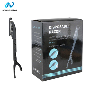hoja peluquero maquinilla de <span class=keywords><strong>afeitar</strong></span> recta con mango de plástico <span class=keywords><strong>para</strong></span> uso del salón de cortar la garganta de barbero de <span class=keywords><strong>afeitar</strong></span> - Product Image 1