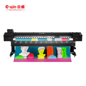 Imprimante UV <span class=keywords><strong>grand</strong></span> <span class=keywords><strong>format</strong></span> Gwin 3.2m rouleau à rouleau imprimante UV <span class=keywords><strong>sur</strong></span> cuir papier peint <span class=keywords><strong>toile</strong></span> imprimante machine - Product Image 1