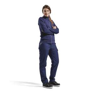 BLAKLADER - 337211588900XL Sudadera Mujer Azul marino-EAN 7330509468838 WORK HOODIES - Product Image 3