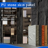 Panneau extérieur en pierre polyuréthane pour mur Pierre artificielle en PU Peau Faux PU Faux Stone