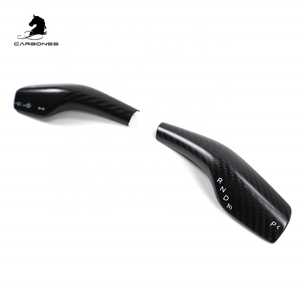 Couvercle de tiges de changement de vitesse en carbone mat, 2 pièces en carbone sec pour Tesla Model 3 et Y - Product Image 3