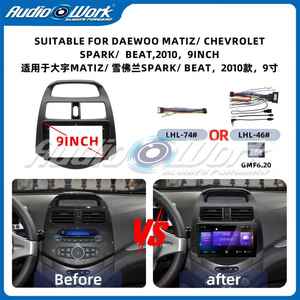 <span class=keywords><strong>Prix</strong></span> d'usine – Cadre d'autoradio 9 pouces pour mise à niveau des anciennes voitures (Matiz, Spark, Beat 2010) - Product Image 2