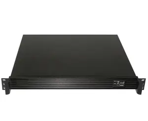 Holesale-caja de ordenador de 390mm de profundidad, caja de chasis de servidor de placa ATX, precio de 1U