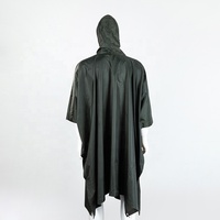 Vente en gros de poncho réutilisable pour hommes élégants noir vert jaune vêtements de pluie golf personnalisé épais long imperméable poncho 210T pour adulte
