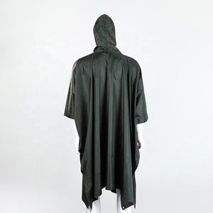 थोक पुन: प्रयोज्य काले हरे, पीले स्टाइलिश पुरुषों पोंचो बारिश गियर गोल्फ कस्टम मोटी लंबे रेनकोट पोंचो 210 टी के लिए वयस्क - Product Image 6