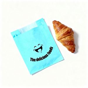 Sacs en papier écologiques, imperméables, résistants à la graisse, de qualité alimentaire, avec logo personnalisé pour l'emballage à emporter - Product Image 2