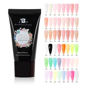 BOZLIN 30ml Pink Nude Color Glossy Poly Solid Builder Varnish Gel Nail Acryl Gel for Nail Salon