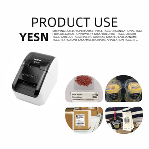 <span class=keywords><strong>Imprimante</strong></span> thermique personnalisée <span class=keywords><strong>Brother</strong></span> Ql Dk11208 découpe 38X90mm 400 pièces grande adresse étiquettes étanches blanc étiquettes de prix papier autocollant - Product Image 5