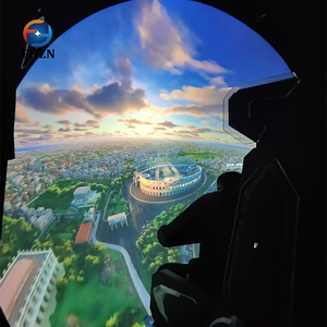 Equipo de Parque <span class=keywords><strong>Virtual</strong></span>, <span class=keywords><strong>Cine</strong></span> 3D sin Pantalla, Experiencia Visual de 360 Grados, <span class=keywords><strong>Cine</strong></span> Interior con Pantalla Domo, Proyector 4K, Espacio de 6m, 8 Personas - Product Image 2