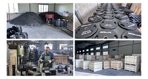 Ensemble de poids MDBuddy Cement Black réglable à <span class=keywords><strong>trois</strong></span> poignées pour l'entraînement en force, idéal pour les clubs de fitness - Product Image 5