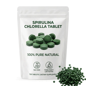 Tabletas de Espirulina Personalizadas, Marca Privada OEM, Suplemento Orgánico Verde Superfood para Apoyo en la Desintoxicación y Control de Peso, Venta al Por Mayor - Product Image 2