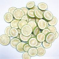 Tranches de citron vert lyophilisées en gros |   Pack de 500g en vrac pour garniture de cocktail infusé à froid au thé aux fruits |   Mélange sur mesure disponible