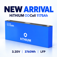 Nouvelle cellule de batterie LiFePO4 Hithium 1175Ah 1300Ah 3.2V LFP prismatique au phosphate de fer et de lithium pour système de stockage d'énergie solaire