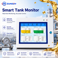 Controlador Inteligente Totalmente Automático, Detector de Temperatura y Volumen de Líquido para Múltiples Tanques de Almacenamiento con Pantalla Táctil Ultra Clara