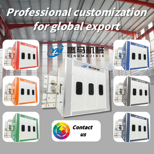 잉마 휴대용 간편 자동차 도색 스프레이 부스 LED 조명 시스템 42KW 출력 220V/380V 전압 디젤/가스/전기 - Product Image 3