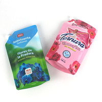 Doypack tiennent la poudre à laver détergent à lessive liquide poche à bec