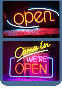 Luci sospese con barra di vetro al <span class=keywords><strong>Neon</strong></span> con pannello di sostegno a LED con garanzia IP65 luci d'atmosfera Decorative per esterni impermeabili - Product Image 3