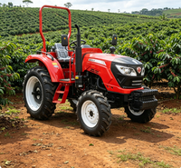 Tracteur diesel fiable 50 CV avec pompe à boîte de vitesses, homologué CE EPA, 4x4, multi-usages, compact, pour jardin et exploitation agricole, directement de l'usine