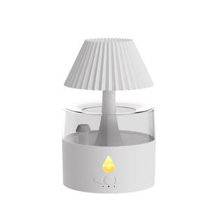 Diffuseur d'arômes JCSY Cloud Rain 0,5L, grain de bois blanc, humidificateur silencieux avec lumière LED, pour la maison et le bureau - Product Image 3