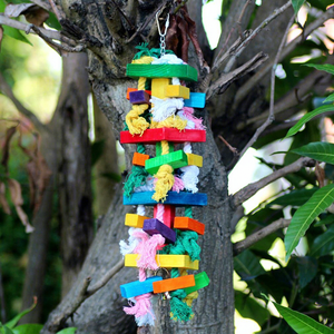 Eco-Friendly Natural Wood Chewing Bird <strong>Parrot</strong> Beak <strong>Toy</strong> Soft Plush Cotton Tearing <strong>Toy</strong> for African <strong>Grey</strong> <strong>Parrots</strong> Packaged in Carton - Product Image 5