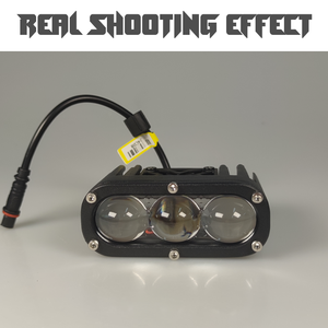 Xe Máy LED Spotlight trắng vàng cao thấp chùm đèn sương mù cho xe tải xe SUV UTV 12-80V Mini ống kính đèn pha lái xe ánh sáng - Product Image 2