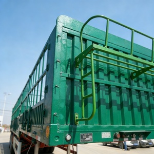 Semirremolque de Acero de Tres Ejes para Ganado y Carga, con Capacidad de 80 Toneladas para Transporte de Animales y Mercancías a Granel - Product Image 6