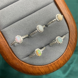 Bán buôn tự nhiên các vườn thạch anh pha lê Healing Stones Aquamarine Garnet đá quý trang sức nhẫn đối với Quà Tặng - Product Image 5