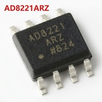 Amplificateur d'instrumentation de haute précision AD8221ARZ CMRR, SOIC-8, gain 1-1000, faible courant de polarisation