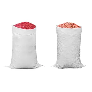 Sac tissé en PP 25kg 5kg 50 kg 10kg sacs tissés en PP pour emballage de farine de riz pour grain maïs maïs blé céréales paddy soja