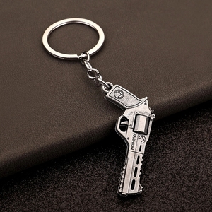 Serie di Accessori <span class=keywords><strong>Battle</strong></span> <span class=keywords><strong>Royale</strong></span>: Modellino in Metallo di Pistola Piccola Peace, Raffinato Portachiavi Pendente - Product Image 4