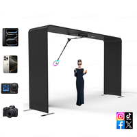 Offre Spéciale de cabine photo vidéo 360 avec lumière de remplissage LED automatique Top Spinner 360 photomaton pour la location de selfie