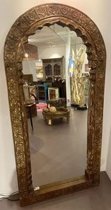 Wholesale <strong>Rococo</strong> Ornate Gold Wall <strong>Mirror</strong>, Antique Carved Decorative <strong>Mirror</strong> with Shelves for Home Hotel Bulk Orders - Product Image 4