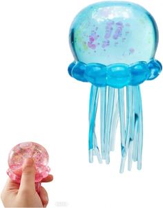 Paquete de 60 Bolas de Gelatina Descompresivas con Forma de Medusa, Suaves y Blandas, Cubos de Azúcar de Malta Sensoriales para la Ansiedad, el Estrés y Recuerdos de Fiesta - Product Image 4