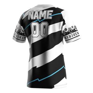 Camiseta Deportiva Personalizada con Cuello en V, de Secado Rápido, para Fisicoculturismo, con Impresión OEM, Camisetas de la Liga Australiana, Camiseta de Rugby de Irlanda - Product Image 2