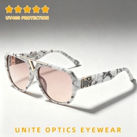Fabricant chinois, vente en gros, lunettes de soleil de pilote de style aviation vintage de luxe personnalisées, protection UV400 pour hommes