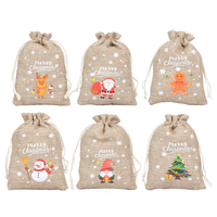 Pochettes en jute durables avec cordon de serrage, logo et couleur personnalisés, style tendance, tailles personnalisées 4/5 pouces pour emballage cadeau, marque YIBO