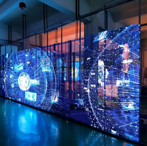 Affichage LED flexible transparent ultra-fin pour vitrine de magasin, centre commercial, publicité sur verre, mur vidéo numérique - Product Image 6