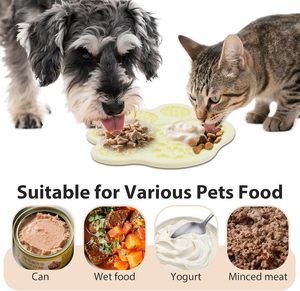 Alfombrilla de Alimentación para Aliviar la Ansiedad en Perros, Alfombrillas de Alimentación Lenta con Ventosas, Alfombrilla para Lamer para Perros y Gatos - Product Image 2