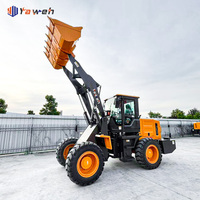 Yaweh Mini-chargeur compact articulé 4x4 de 1000 kg à roues avant, modèle le plus vendu