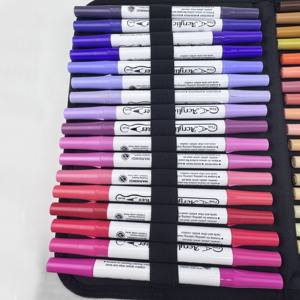 Marcadores <span class=keywords><strong>de</strong></span> <span class=keywords><strong>Pintura</strong></span> Acrílica <span class=keywords><strong>de</strong></span> Doble Punta Resistentes a la Decoloración, Paquete al por Mayor, Múltiples Tonos, para <span class=keywords><strong>Pintura</strong></span> Familiar y <span class=keywords><strong>de</strong></span> Padres e Hijos - Product Image 4