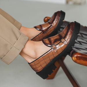 Chaussures habillées classiques pour hommes, de haute qualité, imperméables, légères, avec soutien de la voûte plantaire, isolantes, pour l'hiver et l'automne, pour occasions formelles - Product Image 5