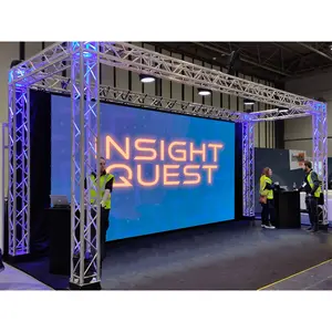 P3 P3.91 schermo a Led per interni sfondo per palcoscenico Display digitale a Led sottile all'interno della parete Video curva per la fiera commerciale di nozze