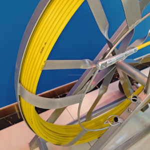 เหล็กดันสายไฟขนาด 1/2 นิ้ว x 300 เมตร ขนาด 12 มม. 11 มม. ทำจากไฟเบอร์กลาส โพลีเอทิลีนความหนาแน่นสูง เคลือบ ABS และ PP สำหรับการวางสายเคเบิล - Product Image 4