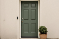 Porte en bois massif ignifuge de qualité supérieure, design moderne personnalisé pour une utilisation commerciale en intérieur, salon, salle à manger, projets, 1 an