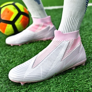 Chaussures de sport pour hommes de haute qualité, tendance été 2024, crampons de football à haute tige avec <span class=keywords><strong>lacets</strong></span> gratuits - Product Image 5