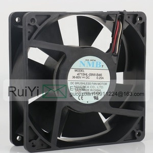 Neue NMB 5V 12V 24V 48V DC 36-60V 0,25 A AC EC 12038 120 X120X38MM 12CM Sprüh maschine Wasserdichter 4-Draht 4715HL-09W-B46 Lüfter - Product Image 4