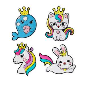 特注ロゴプロモーションギフトピンアイアンメタルBe Kindレインボーグリッター亜鉛合金馬ラペルピンブローチ - Product Image 4